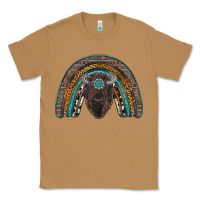 Toasted Coconut western rainbow with bison Classic Tee - RanaPortraitStore