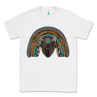 White western rainbow with bison Classic Tee - RanaPortraitStore