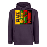 Plum Black History Month periodt Heavyweight Hoodie - Zillion Design Studio