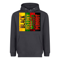 Smoke Black History Month periodt Heavyweight Hoodie - Zillion Design Studio