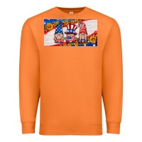Carrot usa gnome license plate Premium Sweatshirt - HRA Design Shop