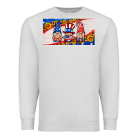 Dove Grey usa gnome license plate Premium Sweatshirt - HRA Design Shop