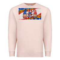 Pale Pink usa gnome license plate Premium Sweatshirt - HRA Design Shop