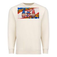 Sandshell usa gnome license plate Premium Sweatshirt - HRA Design Shop