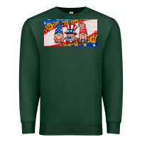 Sports Green usa gnome license plate Premium Sweatshirt - HRA Design Shop