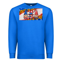 True Royal usa gnome license plate Premium Sweatshirt - HRA Design Shop
