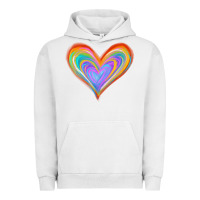 Pigment Lunar Rock Watercolor Pride Heart Urban Hoodie - Jasminsmagicworld