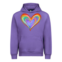Tulip Watercolor Pride Heart Urban Hoodie - Jasminsmagicworld