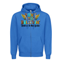 True Royal dont stop believing Zipper Hoodie - texasbilliewilder