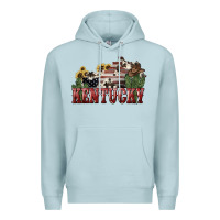 Blue Mist kentucky Premium Hoodie - NancyCooperArtShop