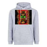 Heather Grey Black Heavyweight Hoodie - Zillion Design Studio