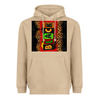 Mushroom Black Heavyweight Hoodie - Zillion Design Studio