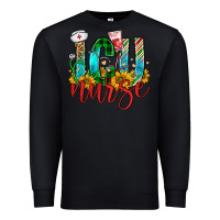 Black christmas icu nurse Premium Sweatshirt - FaDigitalArtStudio