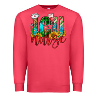 Cardinal christmas icu nurse Premium Sweatshirt - FaDigitalArtStudio