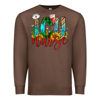 Chestnut christmas icu nurse Premium Sweatshirt - FaDigitalArtStudio