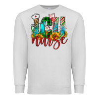 Dove Grey christmas icu nurse Premium Sweatshirt - FaDigitalArtStudio