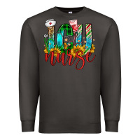 Smoke christmas icu nurse Premium Sweatshirt - FaDigitalArtStudio