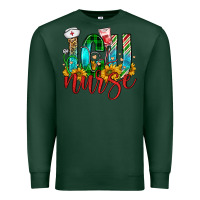 Sports Green christmas icu nurse Premium Sweatshirt - FaDigitalArtStudio