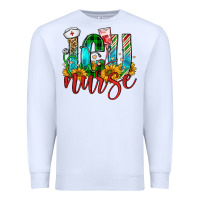 White christmas icu nurse Premium Sweatshirt - FaDigitalArtStudio