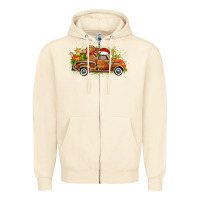 Sandshell christmas gingerbread truck Zipper Hoodie - Zillion Design Studio