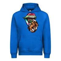 Cobalt Serape Cowboy Tongue Urban Hoodie - Jasminsmagicworld