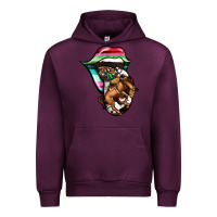 Mauve Wine Serape Cowboy Tongue Urban Hoodie - Jasminsmagicworld
