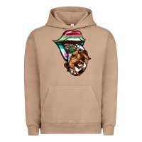 Pigment Burro Serape Cowboy Tongue Urban Hoodie - Jasminsmagicworld