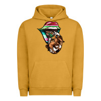 Pigment Peanut Butter Serape Cowboy Tongue Urban Hoodie - Jasminsmagicworld