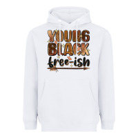White Young black free-ish Heavyweight Hoodie - Zillion Design Studio