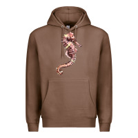 Chestnut pink seahorse Premium Hoodie - LillyAllenDesigns