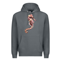Rock pink seahorse Premium Hoodie - LillyAllenDesigns