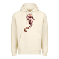 Tofu pink seahorse Premium Hoodie - LillyAllenDesigns