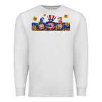 Oatmeal Heather usa gnome libbey cup Premium Sweatshirt - HRA Design Shop