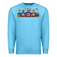 Ocean Blue usa gnome libbey cup Premium Sweatshirt - HRA Design Shop