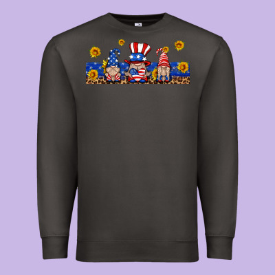 Usa Gnome Libbey Cup Premium Sweatshirt Designed By Hra Design Shop