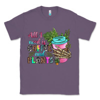 Lavender all i need is coffee and plants Classic Tee - texasbilliewilder