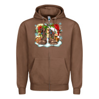 Chestnut army christmas Zipper Hoodie - Zillion Design Studio