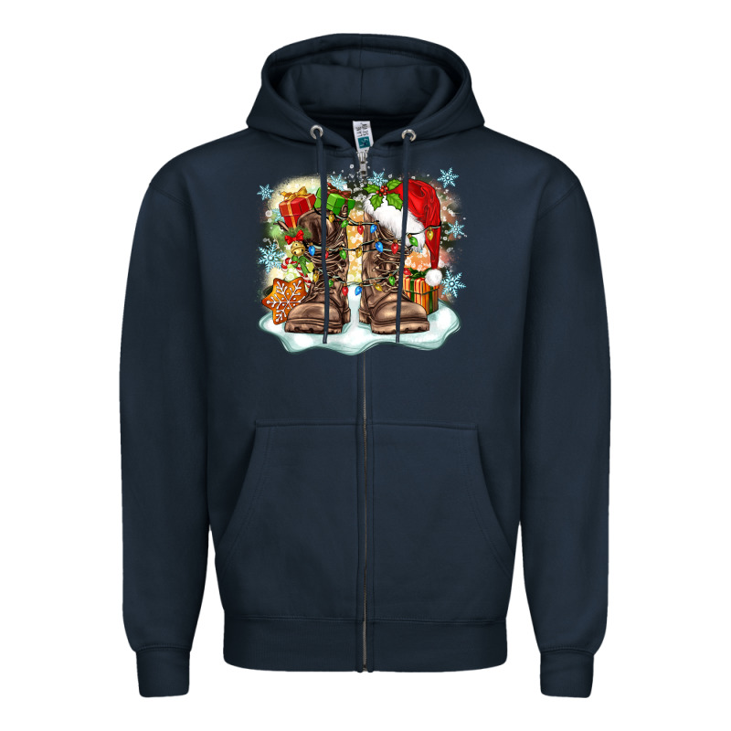 Army Christmas Zipper Hoodie by Zillion Design Studio | Teevron