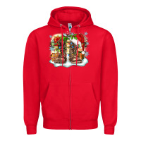 Red army christmas Zipper Hoodie - Zillion Design Studio