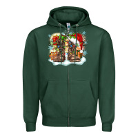Sports Green army christmas Zipper Hoodie - Zillion Design Studio