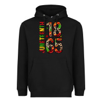 Black 1865 Juneteenth Heavyweight Hoodie - Zillion Design Studio