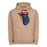 Pigment Burro America 4th Of July Tongue Urban Hoodie - Jasminsmagicworld
