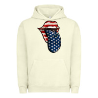 America 4th Of July Tongue Urban Hoodie | Teevron