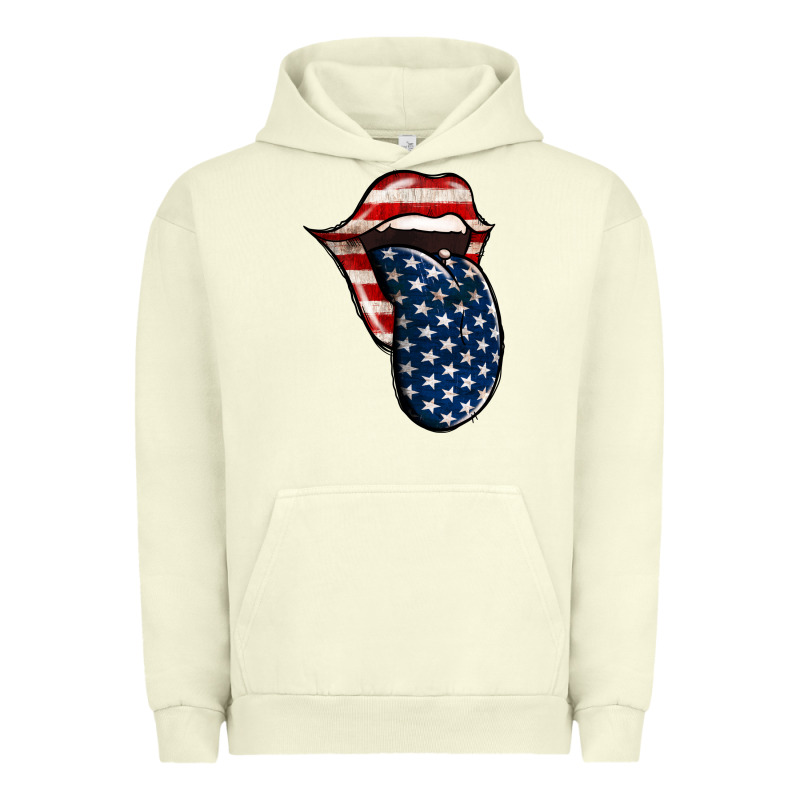 America 4th Of July Tongue Urban Hoodie by Jasminsmagicworld | Teevron