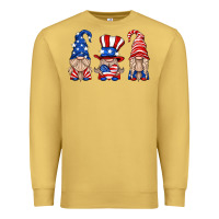 Antique Gold usa gnome Premium Sweatshirt - HRA Design Shop