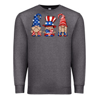 Charcoal Heather usa gnome Premium Sweatshirt - HRA Design Shop