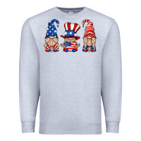 Heather Grey usa gnome Premium Sweatshirt - HRA Design Shop