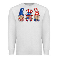 Oatmeal Heather usa gnome Premium Sweatshirt - HRA Design Shop