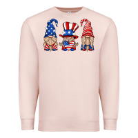 Pale Pink usa gnome Premium Sweatshirt - HRA Design Shop