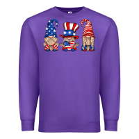 Purple usa gnome Premium Sweatshirt - HRA Design Shop